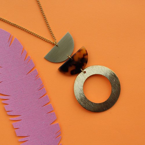 Nicole Weldon Leo Circle Necklace Nicole Weldon Leo Circle Necklace