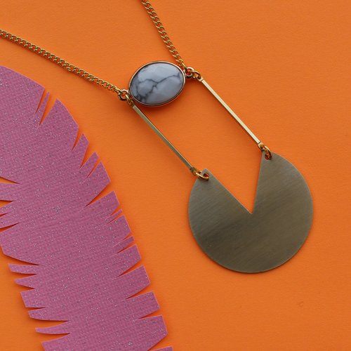 Nicole Weldon Howl Slice Necklace Nicole Weldon Howl Slice Necklace