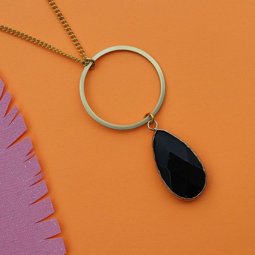 Nicole Weldon Agate Ringer Necklace Nicole Weldon Agate Ringer Necklace