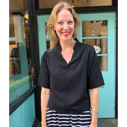 Sarah Bibb Simpson Top - Black Sarah Bibb Simpson Top - Black