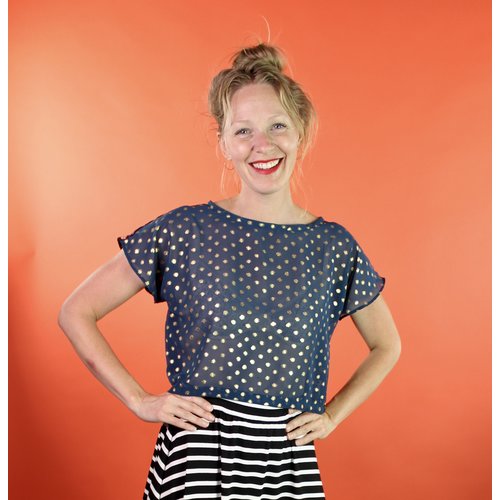 Sarah Bibb Rita Top - Muse/Teal Goldie Sarah Bibb Rita Top - Muse/Teal Goldie