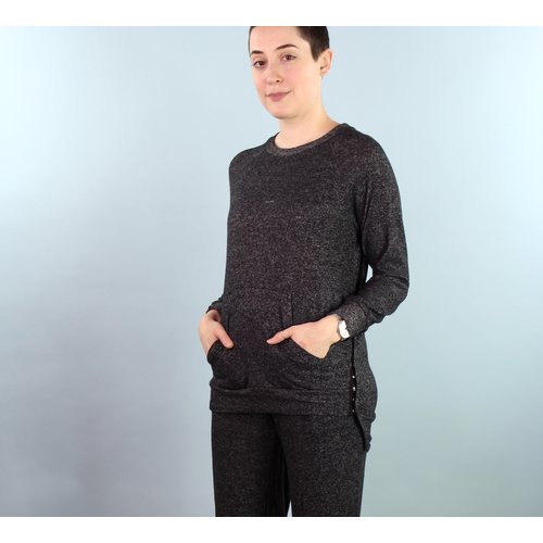 Coin Snapper L/S - Char Coin Snapper L/S - Char