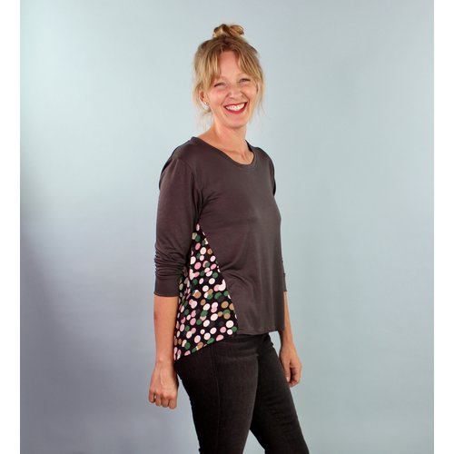 Sarah Bibb Vera Top - Slate/Dot Sarah Bibb Vera Top - Slate/Dot