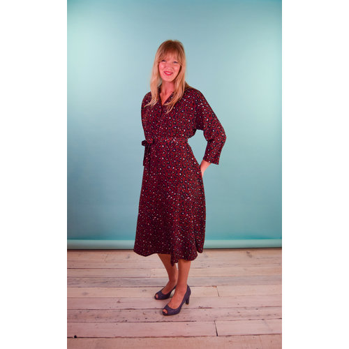 See You Soon Bordeaux Dress - Anima See You Soon Bordeaux Dress - Anima