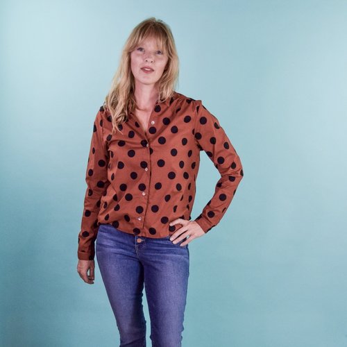 Cameo Cando Blouse - Grand Dot Rust Cameo Cando Blouse - Grand Dot Rust