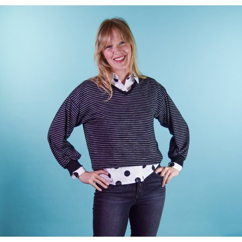 Sarah Bibb Jody Sweater - Prince Sarah Bibb Jody Sweater - Prince