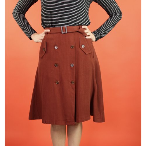 Tulip Buna Skirt - Brick Tulip Buna Skirt - Brick