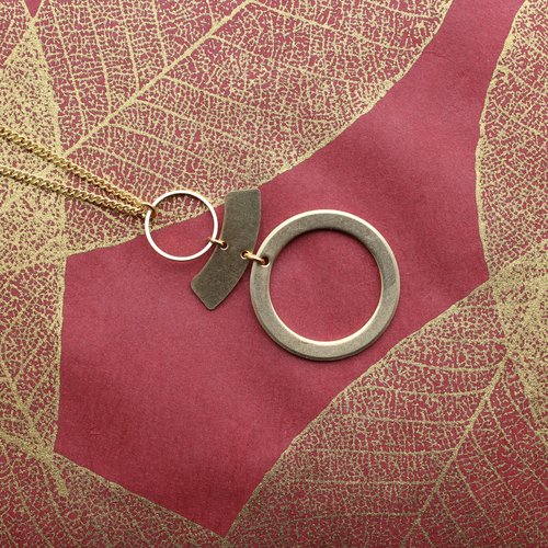 Nicole Weldon Balin Necklace - Brass Nicole Weldon Balin Necklace - Brass