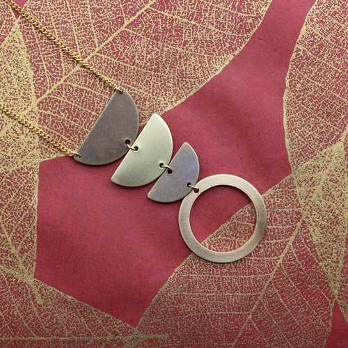 Nicole Weldon Traveler Necklace - Brass Nicole Weldon Traveler Necklace - Brass