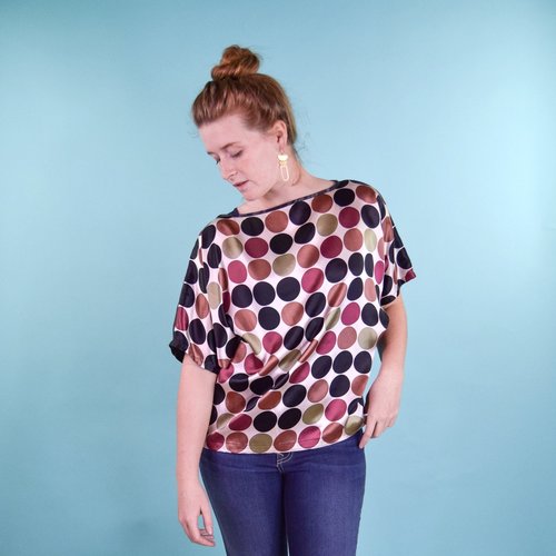 Sarah Bibb Sarah Top - Aut Dot/Wave Sarah Bibb Sarah Top - Aut Dot/Wave