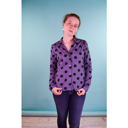 Cameo Cando Blouse - Grand Dot Laven Cameo Cando Blouse - Grand Dot Laven