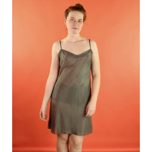 Johnny Was Silk Slip - Olive Johnny Was Silk Slip - Olive