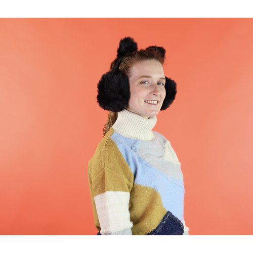 Earmuff - Black Faux Earmuff - Black Faux