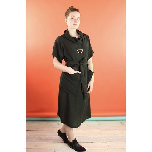 Sarah Bibb Marion Dress - Olive Sarah Bibb Marion Dress - Olive