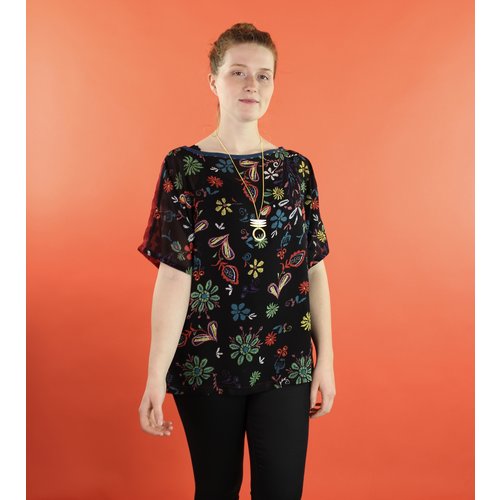 Sarah Bibb Sarah Top - Harvest/Rouge Sarah Bibb Sarah Top - Harvest/Rouge
