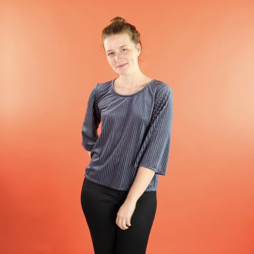 Sarah Bibb Margarita Top - Steely Sarah Bibb Margarita Top - Steely