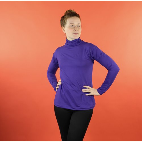 Sarah Bibb Tasha Turtleneck - Amethyst Sarah Bibb Tasha Turtleneck - Amethyst