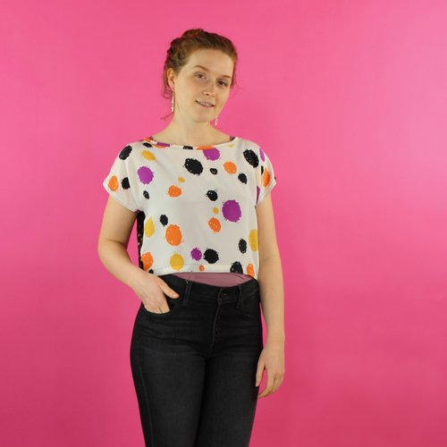 Sarah Bibb Rita Top - Stipple/Goldie Sarah Bibb Rita Top - Stipple/Goldie