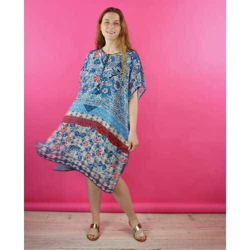 Johnny Was Silk Kaftan - Syda Johnny Was Silk Kaftan - Syda