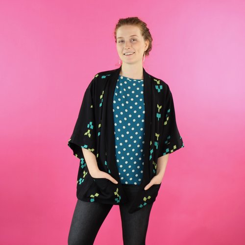 Sarah Bibb Mabel Jacket - Banning Turq Sarah Bibb Mabel Jacket - Banning Turq