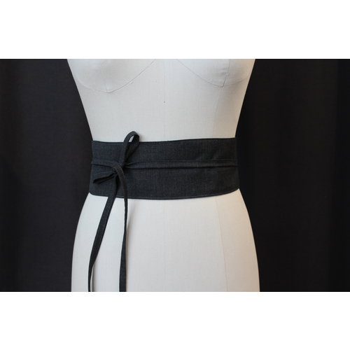 Sarah Bibb Obi Belt- Coal Sarah Bibb Obi Belt- Coal