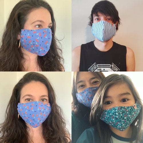 Busy Mushroom ADULT Made to Order Mask - Multiple Colors Busy Mushroom ADULT Made to Order Mask - Multiple Colors
