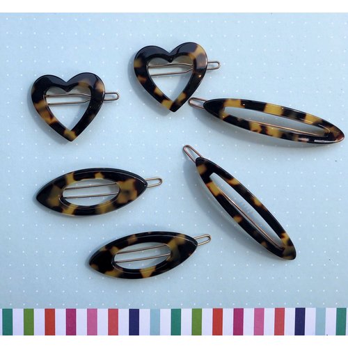 Sorca Barrette Sets- Dark Tort Sorca Barrette Sets- Dark Tort