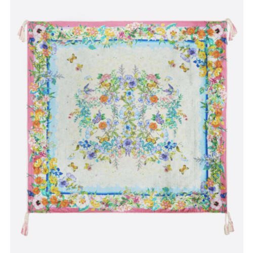 Johnny Was Silk Tassel Scarf - Kali Johnny Was Silk Tassel Scarf - Kali