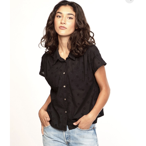 Cameo Carol Blouse - Black dot Cameo Carol Blouse - Black dot
