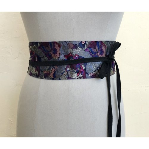 Sarah Bibb Obi Belt - Butterfly /Black Tie Sarah Bibb Obi Belt - Butterfly /Black Tie