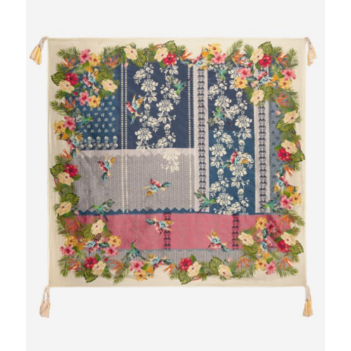 Johnny Was Silk Tassel Scarf - Humm Johnny Was Silk Tassel Scarf - Humm