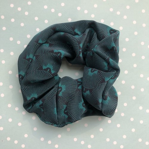 Sarah Bibb Scrunchie - Jade Deco Sarah Bibb Scrunchie - Jade Deco