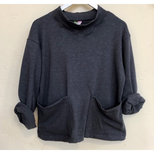 Sarah Bibb Billie Sweatshirt - Graphite Sarah Bibb Billie Sweatshirt - Graphite