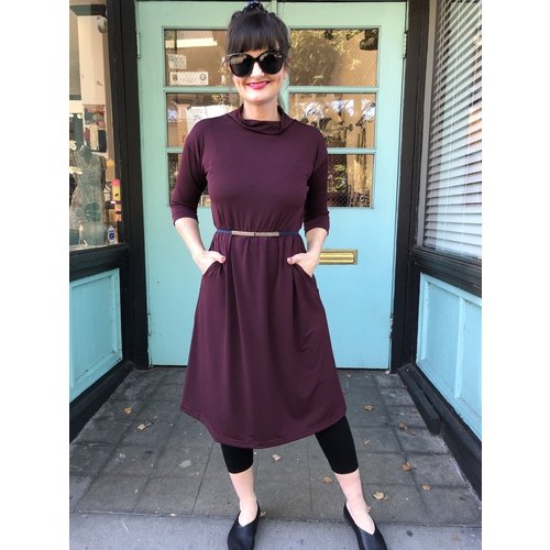 Sarah Bibb Tasha Dress - Syrah Sarah Bibb Tasha Dress - Syrah