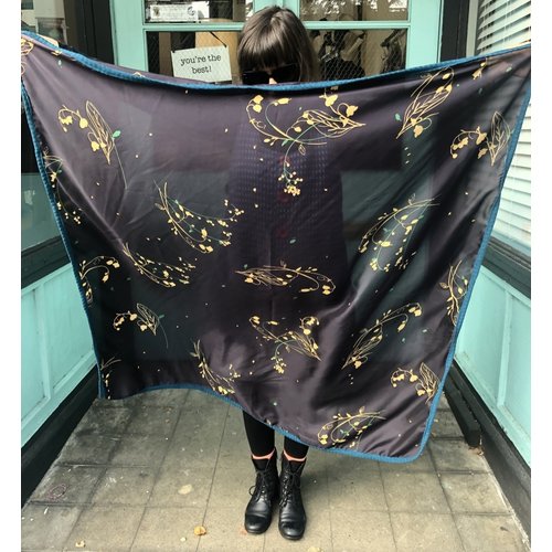 Sarah Bibb Thalia Scarf - Midnight Flora Sarah Bibb Thalia Scarf - Midnight Flora