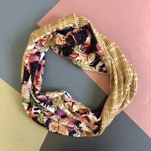 Sarah Bibb Single Loop Infinity Scarf - Papi/Decode Sarah Bibb Single Loop Infinity Scarf - Papi/Decode
