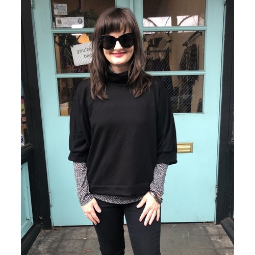 Sarah Bibb Romeo Top - Softest Black Sarah Bibb Romeo Top - Softest Black