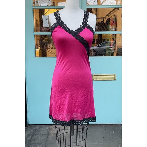 Sarah Bibb Hand Dyed Limited Edition Ava Slip - Hot Pink Sarah Bibb Hand Dyed Limited Edition Ava Slip - Hot Pink