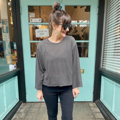 Sarah Bibb Lumi Top - Street Stripe Sarah Bibb Lumi Top - Street Stripe