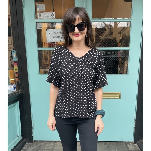 Sarah Bibb Jane Top S/S - Classic Dot Sarah Bibb Jane Top S/S - Classic Dot