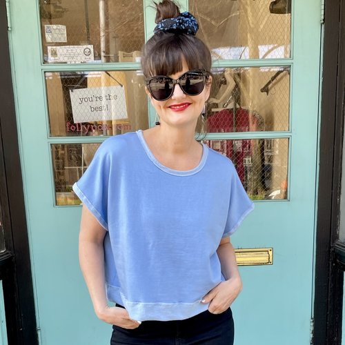 Sarah Bibb Lumi Top s/s - Sky Sarah Bibb Lumi Top s/s - Sky