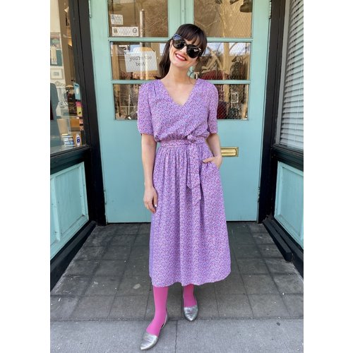 Frnch Aris Dress - Lilac Ditz Frnch Aris Dress - Lilac Ditz