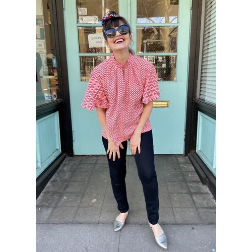 Sarah Bibb Farrah Top - Casablanca Sarah Bibb Farrah Top - Casablanca