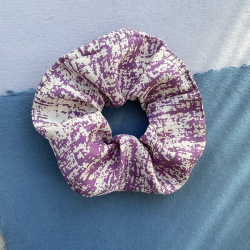 Sarah Bibb Scrunchie - Lilac Hatch Sarah Bibb Scrunchie - Lilac Hatch