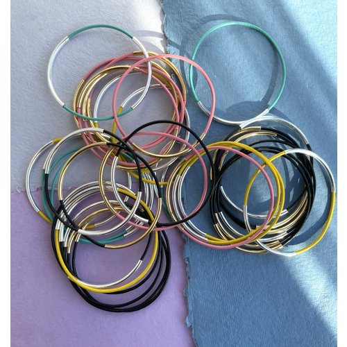 Moo Young Skinny Bangle Sets - Multiple Colors Moo Young Skinny Bangle Sets - Multiple Colors