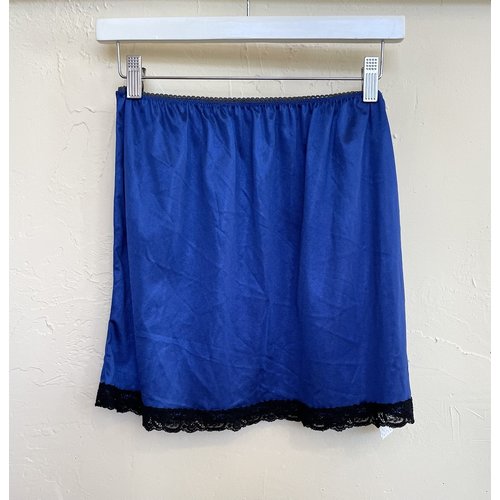 Sarah Bibb Hand Dyed Limited Edition Mary Beth Half Slip - Navy Sarah Bibb Hand Dyed Limited Edition Mary Beth Half Slip - Navy