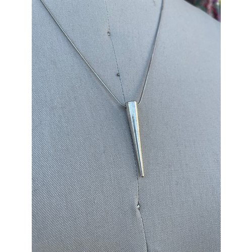 Reb Vinyard Jewelry Cir Spear Slider Necklace
