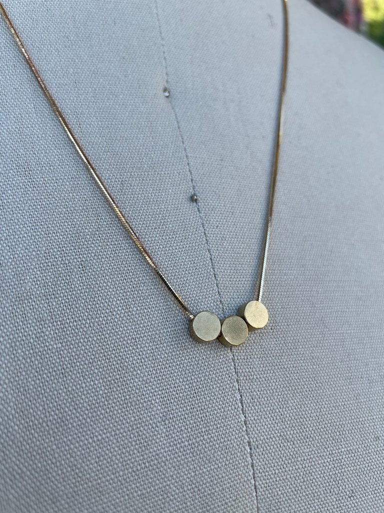 Reb Vinyard Jewelry Ellipsis Slider Necklace