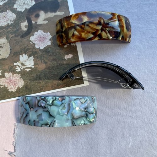 Sorca Large Curved Barrette - Mulitple Colors Sorca Large Curved Barrette - Mulitple Colors