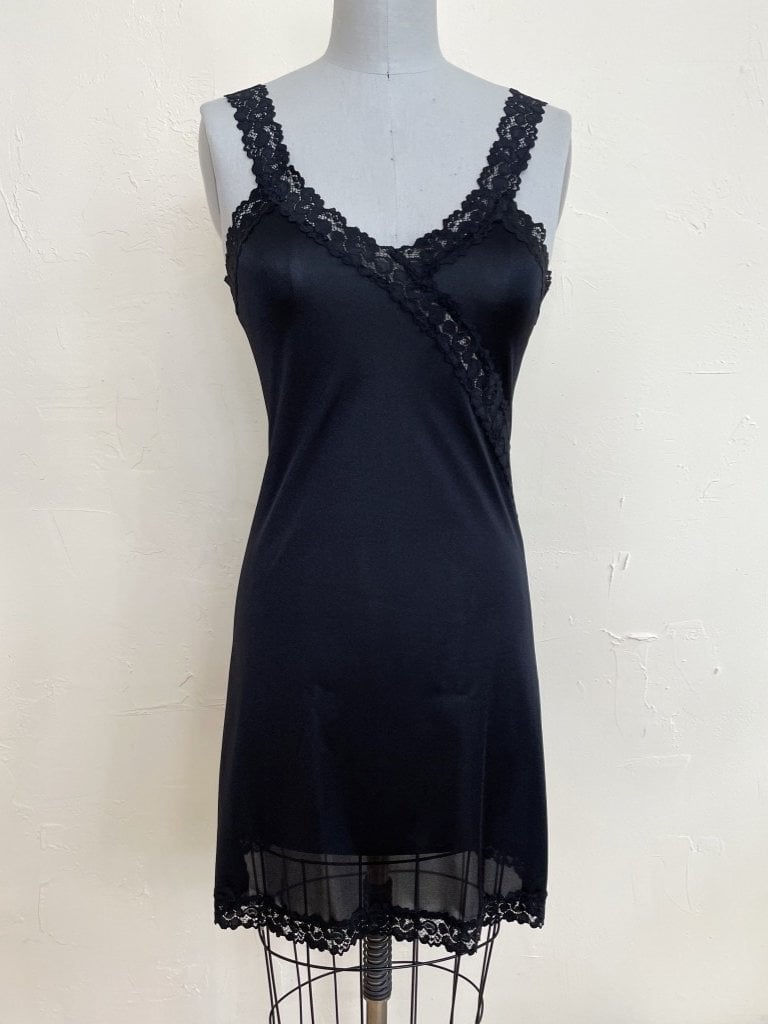 Sarah Bibb Ava Slip - Black